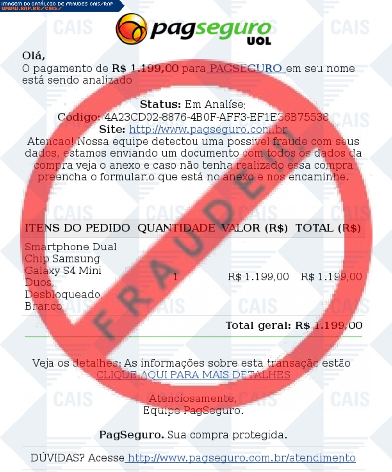 Catálogo de Fraudes
